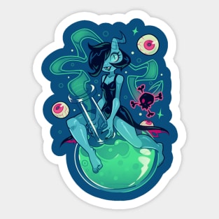 Krude Swamp Witch Sticker